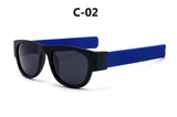 DIGUYAO Modern Protable Wrist Polarized Sunglasses Men Women 2018 New Clap Ring Foldable Outdoor Cool Slap Beach Sun Glasses