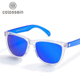 COLOSSEIN Sunglasses Women Fashion Sun Glasses Colorful Square Frame Eyewear Holiday Sports Beach Style Adult Glasses UV400