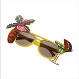 Sunglasses Novelty Cartoon Eyewear  Flamingo Beer Festival Women Wedding Hawaiian Style Beach Party 1PC Funny Party Decorations
