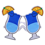 Sunglasses Novelty Cartoon Eyewear  Flamingo Beer Festival Women Wedding Hawaiian Style Beach Party 1PC Funny Party Decorations