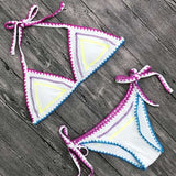 2019 New Sexy Bikinis Women Swimwear Push Up Swimsuit Halter Top Biquini Padded Bathing Suit Bandage Brazilian Bikini Set