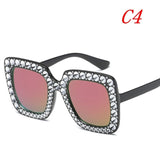 Fashion Women's Sun glasses Big Square Sunglasses 2019 Trends Summer Party Blocks Sun Beach Glasses